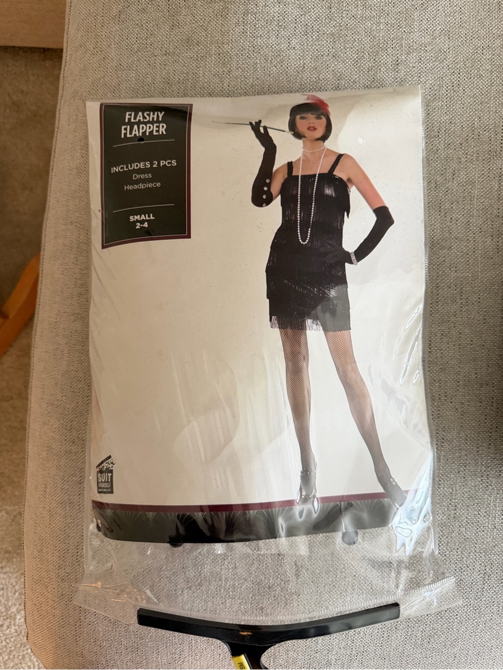 Women's Black 1920s Flapper Dress Costume